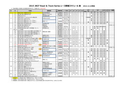 12/24 2015年度レース開催スケジュール 案 （PDF 469KB）
