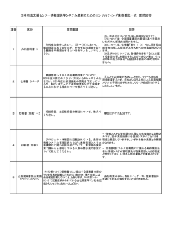 日本司法支援センター情報提供等システム更新のための