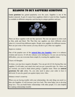 Reasons to Buy Sapphire Gemstone
