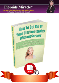 Fibroids Miracle PDF EBook Amanda Leto Download Valuable Report