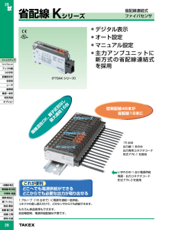 省配線 Kシリーズ - 竹中電子工業株式会社