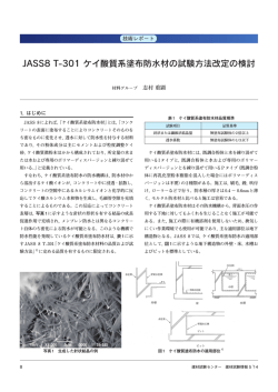 JASS8 T-301 ケイ酸質系塗布防水材の試験方法