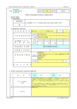 地球温暖化対策計画・実施状況報告（事業所種別A）