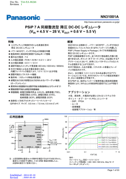 NN31001A PSiP 7 A 同期整流型降圧 DC