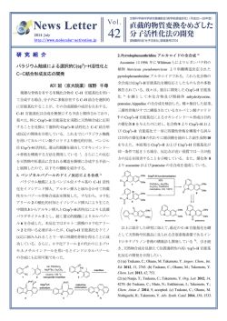 第42号ニュースレターを発行しました。