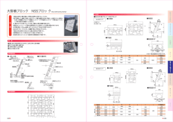 大型積ブロック NSSブロック（New-Selfstanding Safety）