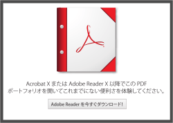 Acrobat X または Adobe Reader X 以降でこの PDF ポートフォリオを