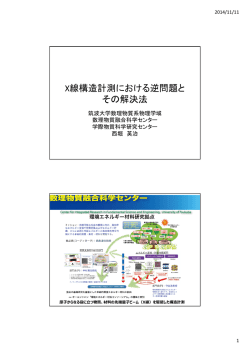 X線構造計測における逆問題と その解決法