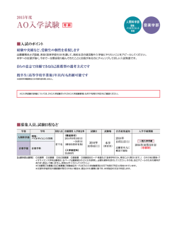 AO入学試験 - 神戸女学院大学 入試情報サイト