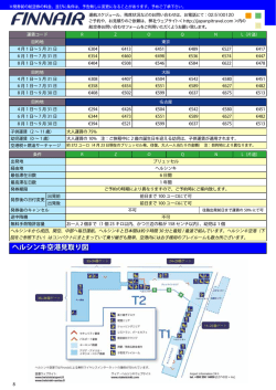 ヘルシンキ空港見取り図