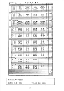 ダウンロード - Setagaya Tennis Network