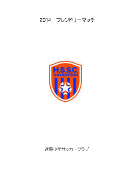 2014 フレンドリーマッチ フレンドリーマッチ