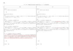 アレルギー物質を含む食品の検査方法について（変更箇所）