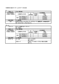 「中国特許文献のFI・Fターム付与データの仕様」（PDF：23KB）