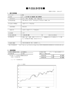 イー・アイ・デュポン・ドゥ・ヌムール