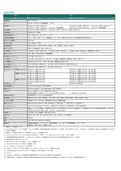 仕様 - Yokogawa