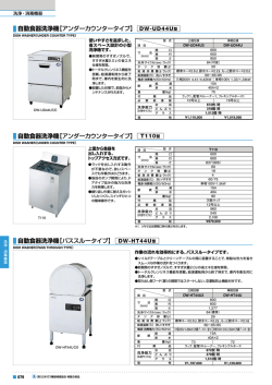 自動食器洗浄機