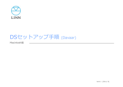 DSセットアップ手順 (Davaar)