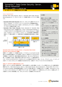 Symantec Data Center Security Server DS