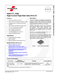 FAN7171_F085 - Fairchild Semiconductor