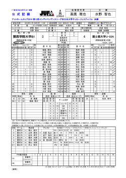 M9公式記録(関西学院vs国士舘) - JUFA 全日本大学サッカー連盟