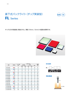 カタログダウンロード FL Series:1.25MB