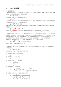 L12. 放射係数