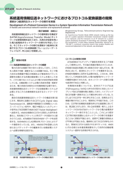 系統運用情報伝送ネットワークにおけるプロトコル変換装置の開発[PDF