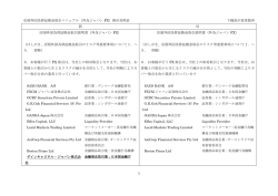 店頭外国為替証拠金取引マニュアル（外為ジャパン FX）新旧対照表 下線