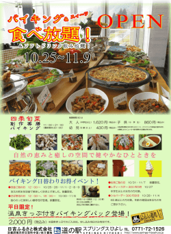 バイキングポスター2013 GW