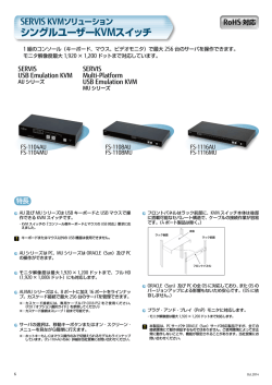 シングルユーザーKVMスイッチ (806KB)
