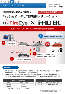 FireEye x i-FILTER※PDFファイルを開きます