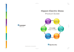 Nippon Electric Glass Product Guide
