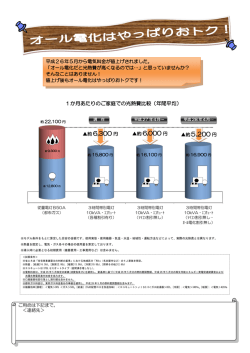 PDF送付用／オール電化はやっぱりおトク