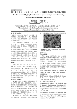 単分散シリカナノ粒子をベース - 北海道大学 触媒化学研究センター