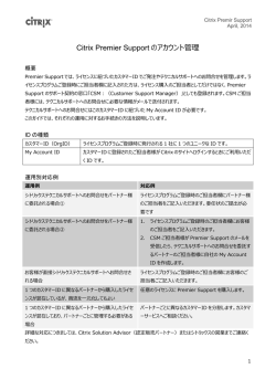 アカウント管理ガイド