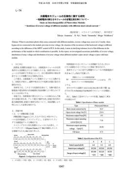 異種モジュール - 日本大学理工学部