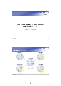 より早く、より確実な医薬品バイオアナリシスを実現する