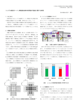 シングル配筋ラーメン構造接合部の終局曲げ強度に関する