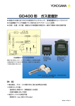 GD400形 ガス密度計