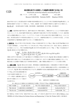 核分裂生成ガスを測定して未臨界を監視する方法 (II)