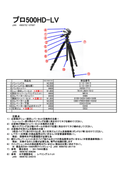 プロ 500 HD-LV JANコード：4906752107867