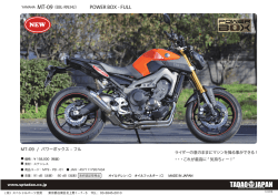 YAMAHA MT-09（EBL-RN34J） POWER BOX