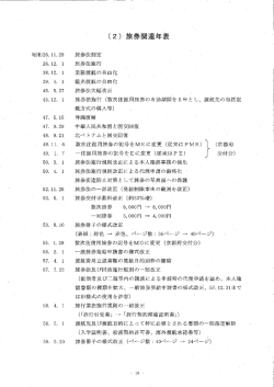 旅券関連年表 p18 （PDF：220KB）