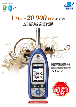 NL-62 広帯域を計測