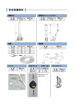 安全設備部材