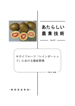 「レインボーレッド」における栽培管理（平成21年度）（PDF：415KB）