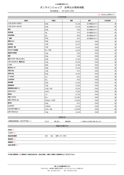 A-OK波動計測センター オンラインショップ お申込み専用用紙