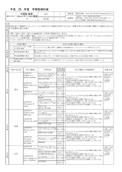 コミュニケーション英語Ⅰ