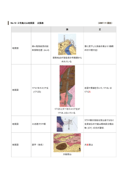 No.12 三宅島火山地質図 正誤表
